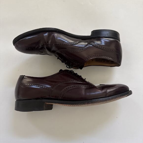 Johnston And Murphy Aristocraft Mens Dress Shoe Size 8.5D Reddish Brownish - Picture 2 of 12